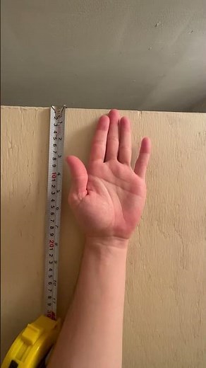 My hand length measurement