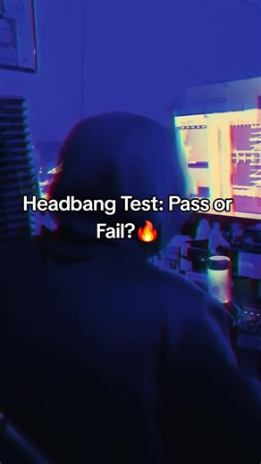 headbang test on numb ✨️#bassmusic #edmtiktok #fy #dubstep #fyp