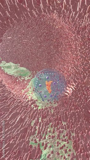 3D Scientific Visualization of Oral Semaglutide Absorption with SNAC Molecules in the Ventriculus