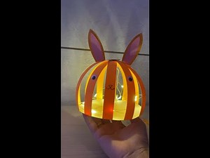 Mid-Autumn Festival handmade DIY, how to make "rabbit lanterns"!