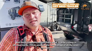 83 reactions | Real reactions to seeing an Off Grid Trailer for the first time | Off Grid Trailers | Facebook