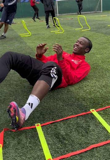 Boys Perfecting Their SAQ Skills in Football Training