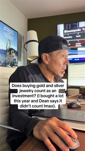 Alexis and Dean Indot on Instagram: "Does buying gold and silver jewelry count as an investment? (I bought a lot this year and Dean says it didn’t count lmao)."