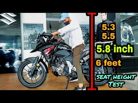 V-strom SX seat height test and Pillion test || Lagendary Bike || not 🚫 for Kids | ‪@DevilRiderss‬