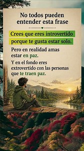 La verdad sobre ser introvertido 😶 #introvertido #reflexion #vida #mentalidad #pazmental