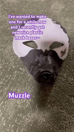 🔔NEW Star-Flesh mask pt.1 #furry #therian #therianmask #waterproof #crafting