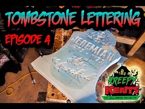 Make Your Own Gravetones (Part 2 - Lettering)