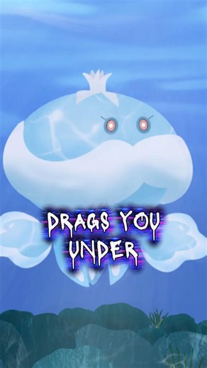 Dark Pokédex #13 This Pokémon drags you underwater (Jellicent) #pokemon #pokedex #anime #gaming