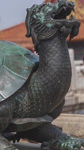 Own yours now at: https://bit.ly/3rwEREh A Dragon Turtle is a mythical creature that combines the features of a dragon and a turtle. It is often depicted as a large, reptilian creature with a turtle-like shell on its back and a dragon's head and claws. Dragon Turtles are typically associated with East Asian folklore, particularly in Chinese and Japanese mythology. #dragonturtle #fengshui | Feng Shui Gallary