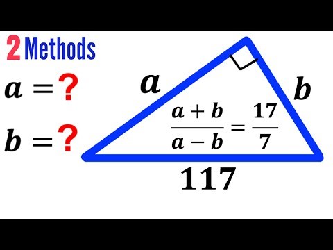 Can you find the missing side lengths? | (Right Triangle) |#math #maths | #geometry