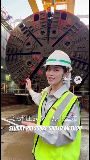 泥水圧式シールド工法｜Slurry Pressure Shield Method