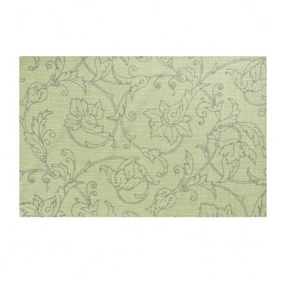 millianess 4pcs Set Of High-End Printed Placemats In Mint Green/Blue/Yellow/Pink, Featuring Cubic Line Patterns For A Modern Minimalist Style With Strong 3D Effect. Made Of Polyester Fabric, Rectangular 30cm*45cm, Single-Sided Printing, Reverse Side In Solid Linen-Like Color, Twill Weave, Suitable For Various Dining Table Settings. | SHEIN