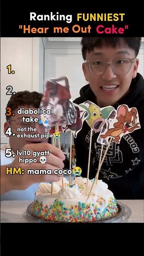 Ranking The FUNNIEST Hear me Out Cake 💀(Highly DIABOLICAL Takes😭) #shorts