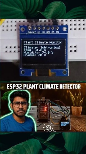 esp32 plants climate detector | esp32 project | smart projects #esp32 #arduino