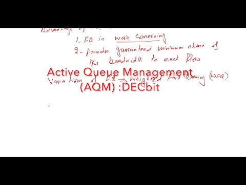 Active Queue Management (AQM): DECbit