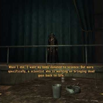 Oliver Swanick Stand Up Routine In Fallout New Vegas