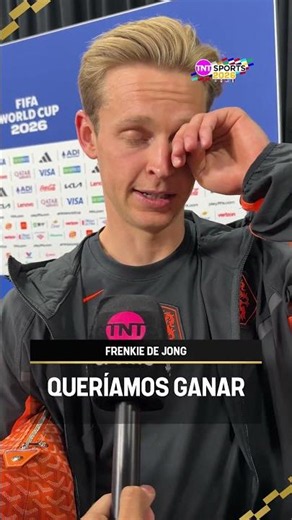 FRENKIE DE JONG'S DISAPPOINTMENT OVER THE NETHERLANDS' DRAW IN THEIR WORLD CUP DEBUT! #Shorts