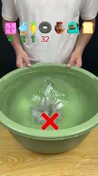 How Much Paper Does It Take To Make The Object Float #experimnent #asmr #satisfying #shorts