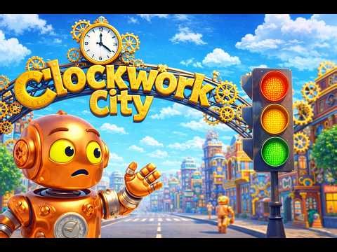 “Tick-Tock Fun: Cartoon Clock Adventure!” #cartoon #viral #funny