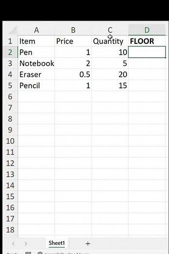 Excel's FLOOR Formula Round Numbers Down with Ease! 🔢
