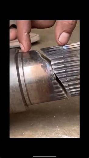 Repair broken circle drive shaft #repairing #restoration#welding #shortsvideo #shorts