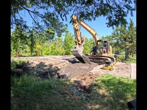 Culvert replacement by 4B Excavation and Septic.
