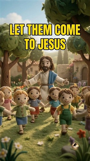 Jesus loves the little children! ❤️✨ #shorts #bible