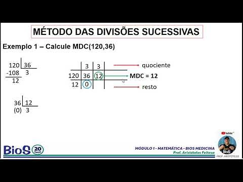 CÁLCULO DO MDC (USANDO O ALGORITMO DE EUCLIDES)