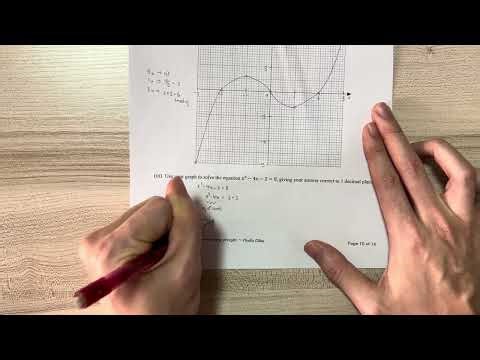 Page 10 Question 7 Part 5/5: Use graph to solve equation