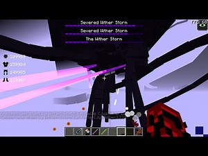 Minecraft:engender mod Wither storm