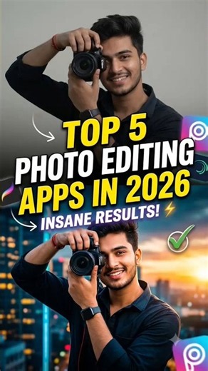 Top 5 photo editing apps 2026 #technology #ai #tools #top