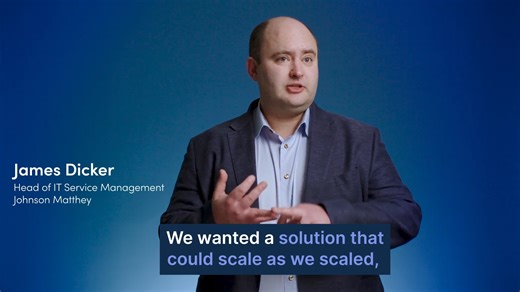 Johnson Matthey’s IT landscape is now more efficient, thanks to BMC Helix. With AI-powered automation, the company reduced software deployment from weeks to hours and unified services across divisions like HR and Finance. Learn how our solution is driving innovation and operational excellence. https://bit.ly/4gYHMdZ | BMC Software