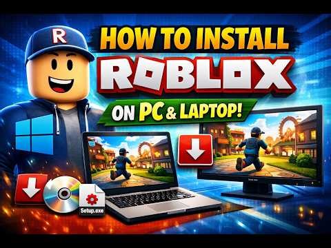 How to Install Roblox On PC/Laptop Any windows version Easy Tutorial.