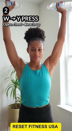 Fix Rounded Shoulders Slim Arms FAST 4 Bottle Exercises for Toned Arms Better Posture