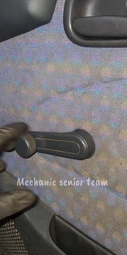 Window crank handle lock removing 😳🙂 | Mechanic Senior Team