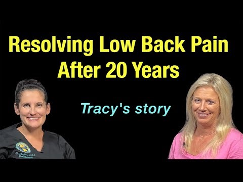 Resolving 20 years of disabling low back pain- Tracy's Prolotherapy story