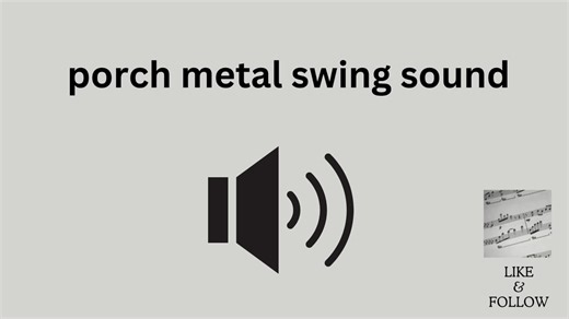 Calming Metal Swing Sound Effects for Relaxation