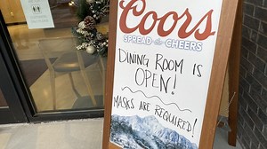 Local restaurants open dining rooms to customers at 50% capacity