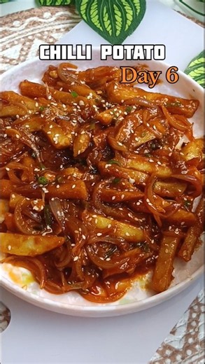 Chilli Potato Recipe | Crispy & Spicy Indo-Chinese Chilli Potato 🔥