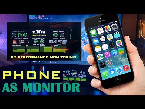 How to Use phone as Monitor | Sensor panel/secondary PC Performance Monitor