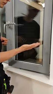 Nordiska Fönster - Justering av PVC dreh-kipp fönster med synliga beslag