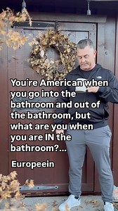 Bathroom humor... with a continental twist. 🚻 #DadJokes #GeographyHumor #ClassicLaughs | Matt Lisle