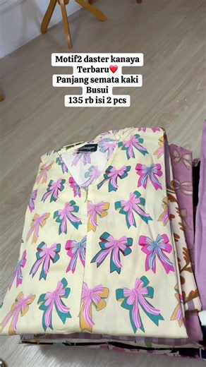 Motif2 terbaru daster kanaya Ready stok#daster #dasterviral #dastermurah