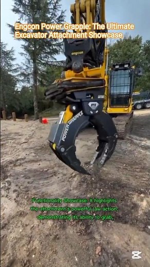 Heavy Duty Precision: Watch the Engcon Power Grapple in Action