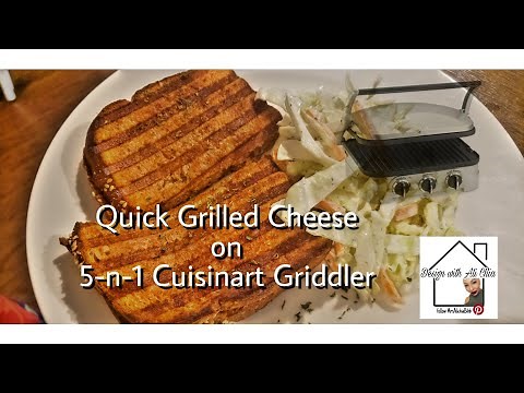 1st time making a grilled cheese on Cuisinart Griddler