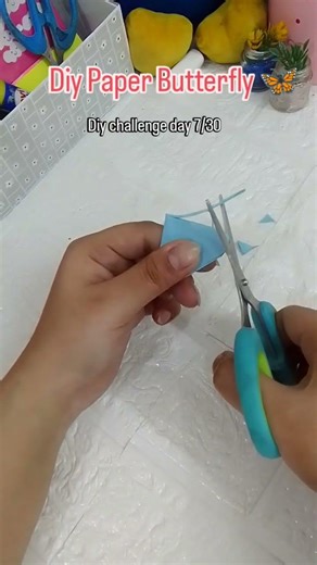 Diy butterfly making 🦋diy craft challenge day 7/30 #artandcraft #diy #papercraft #craft #diycrafts