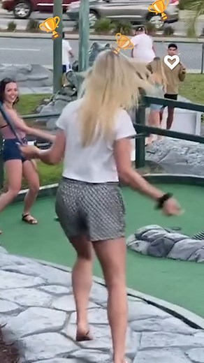 That lucky shot that makes you feel like a pro 😆 #Golf #game | Poke My Heart