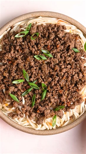 Taiwanese minced beef noodles. recipe link in description. #taiwanesefood
