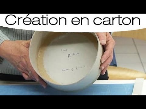 Fabriquer une boite ronde en carton : mode d'emploi