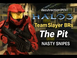 Insane Sniper Precision - Team Slayer BRs on The Pit (Rezuhrection POV)